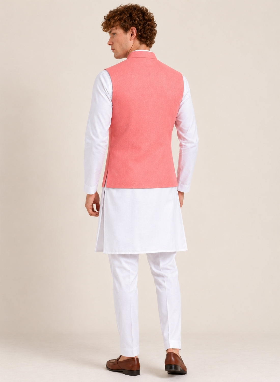 Men Kurta Set With Jacket