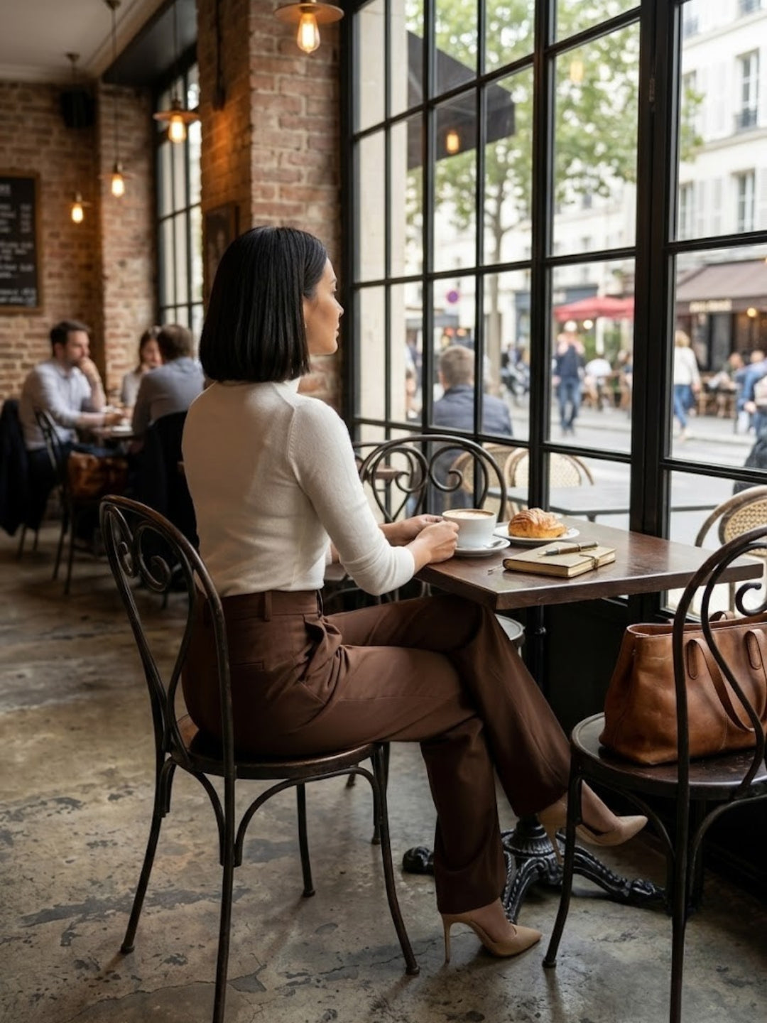 Women Espresso Brown trousers
