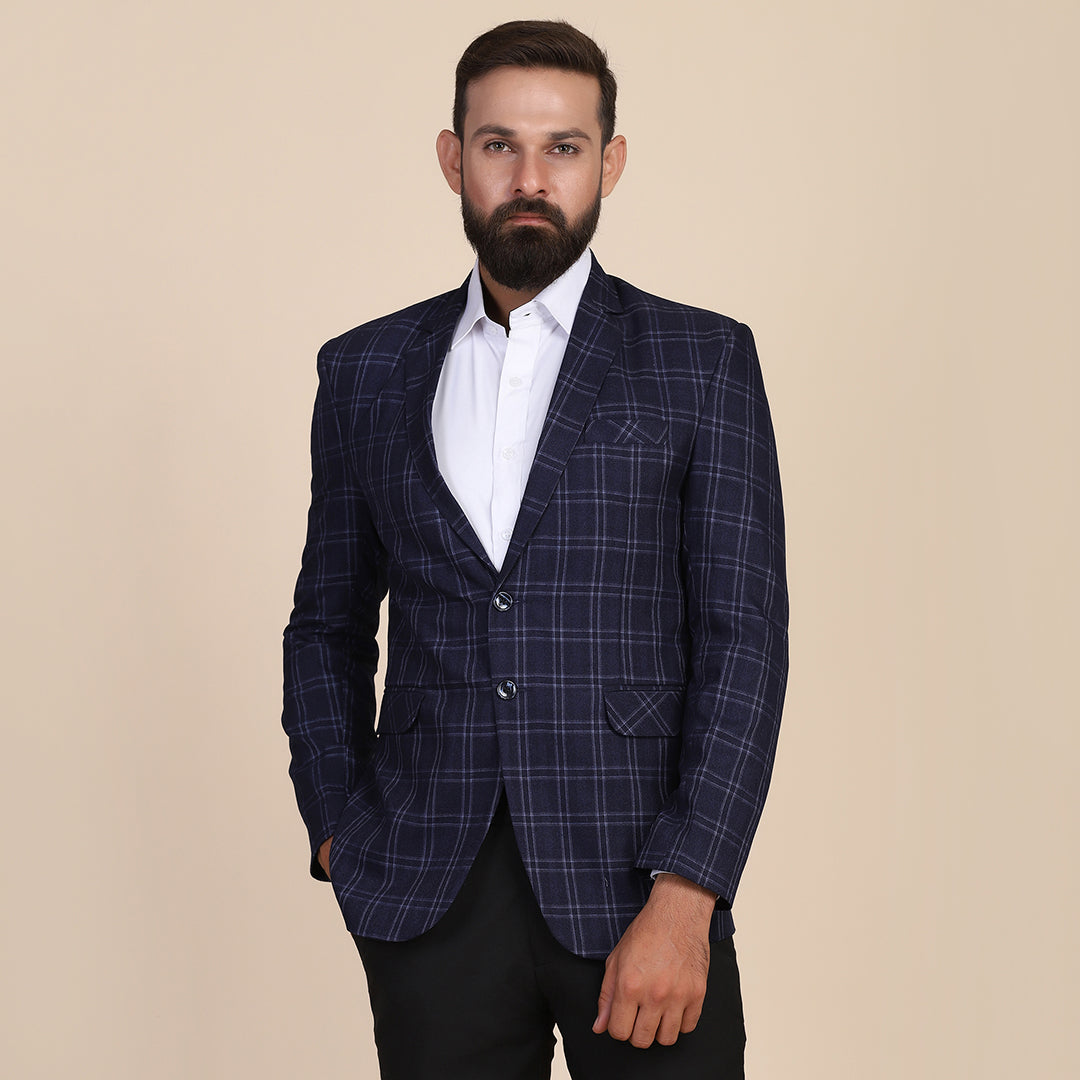 Tweed Check Men Suit