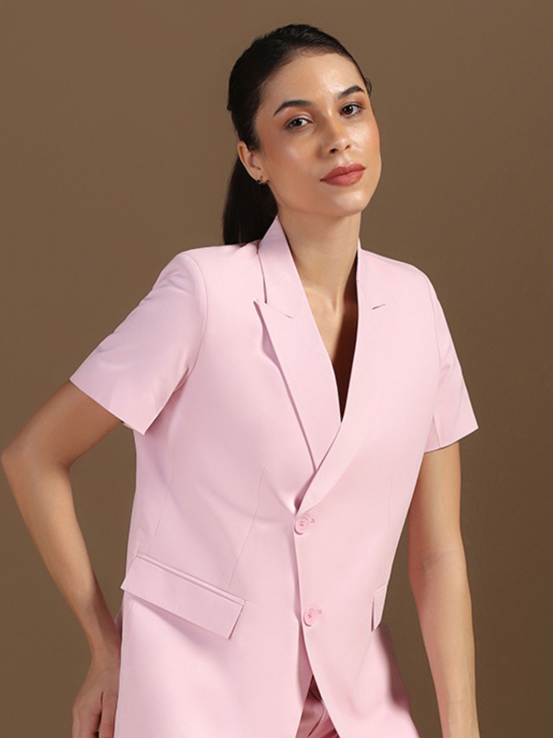 Pink Women Blazer
