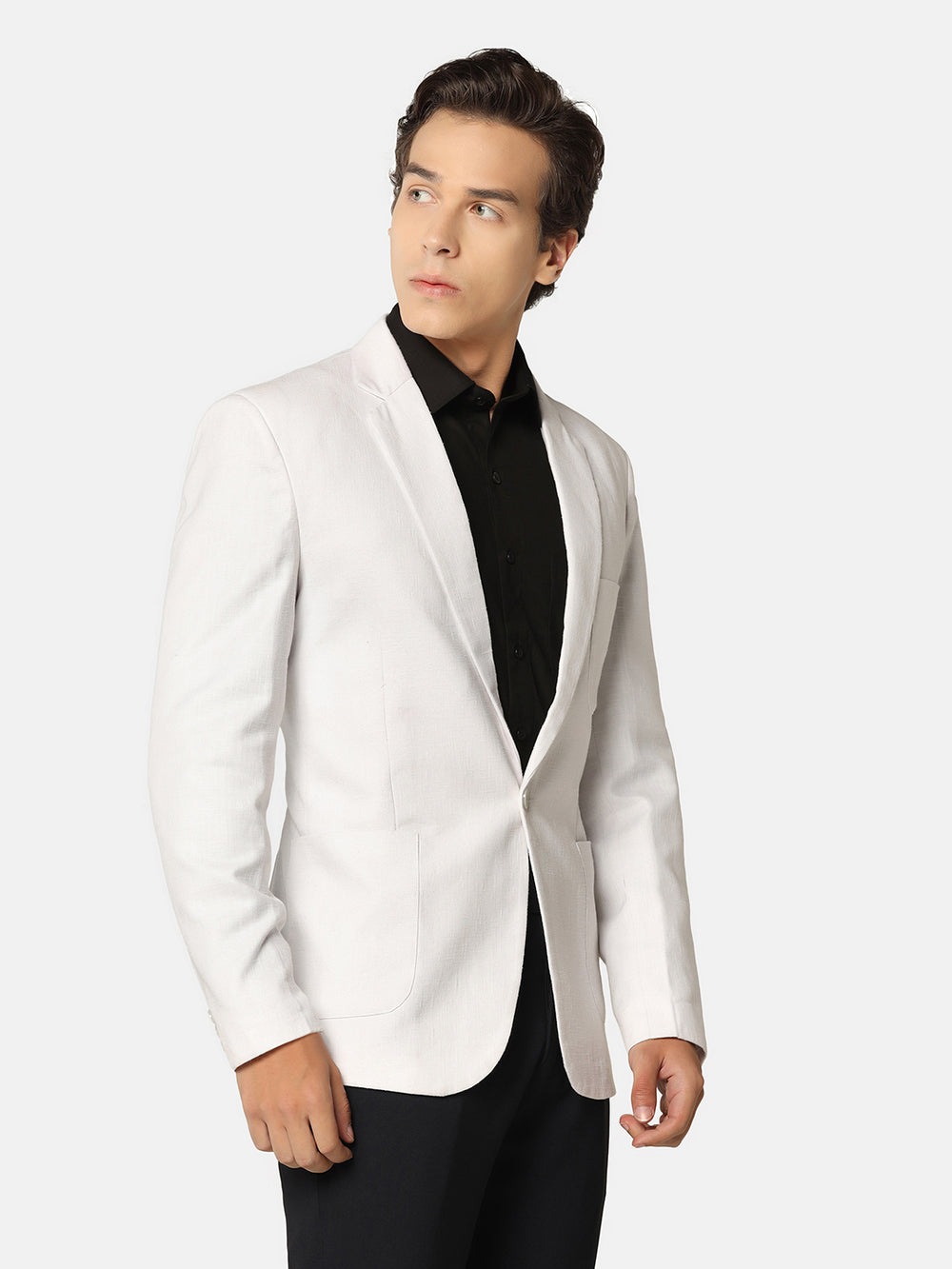 Men Linen Blazer - Tahvo India