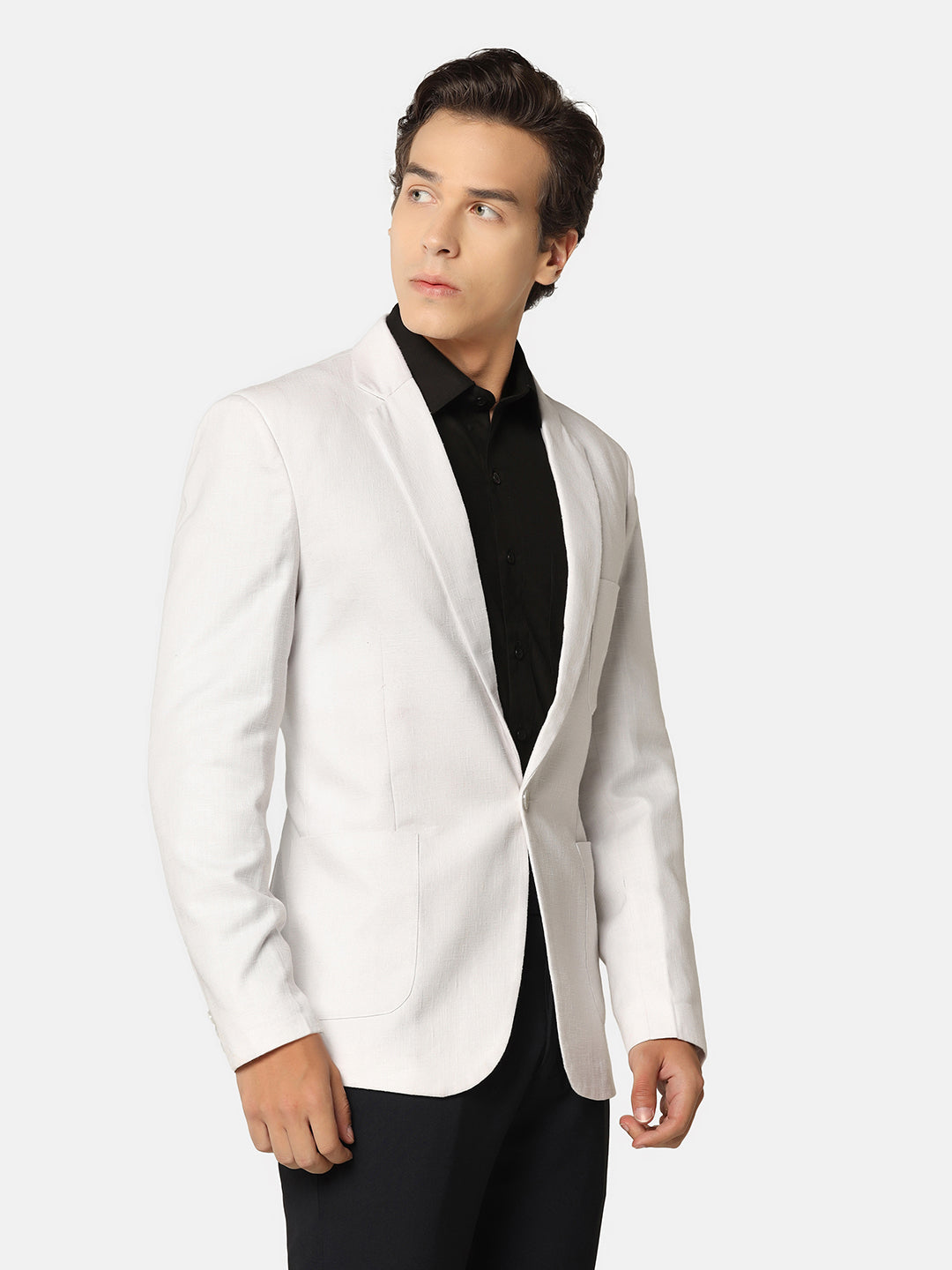 Men Linen Blazer - Tahvo India