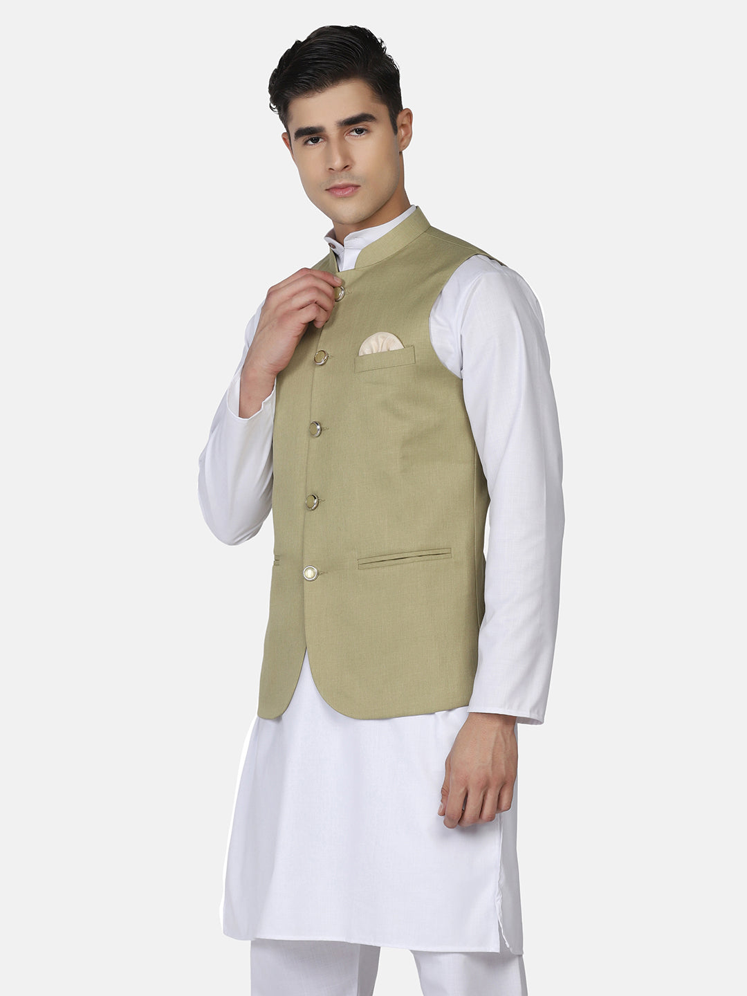 Men Pista Nehru Jacket