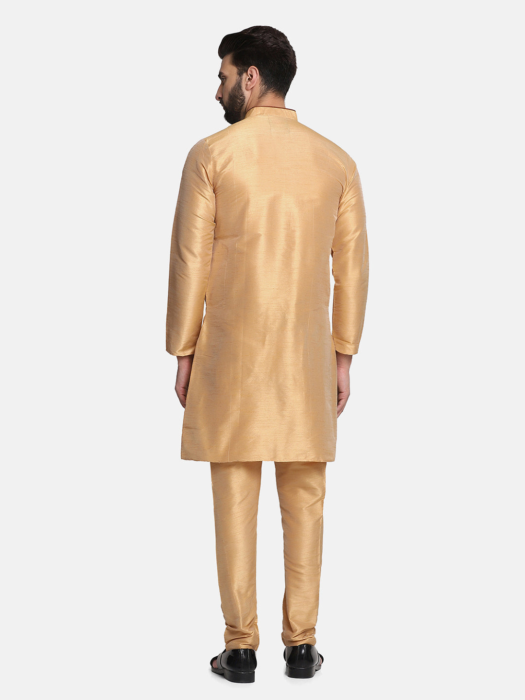 Men Golden Kurta Set - Tahvo India