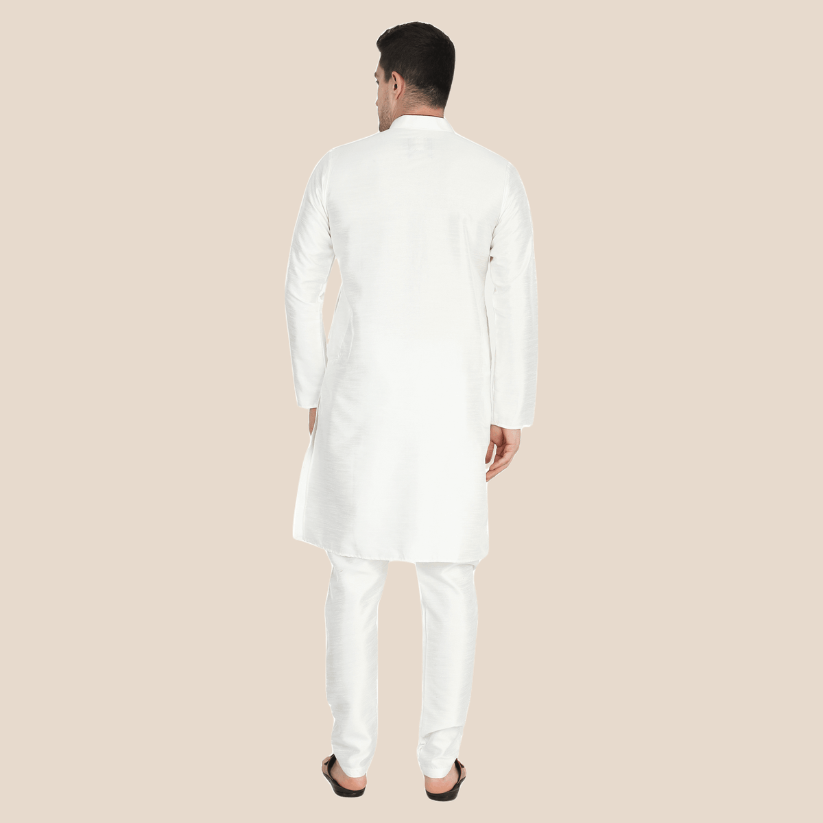 Men White Kurta Set - Tahvo India
