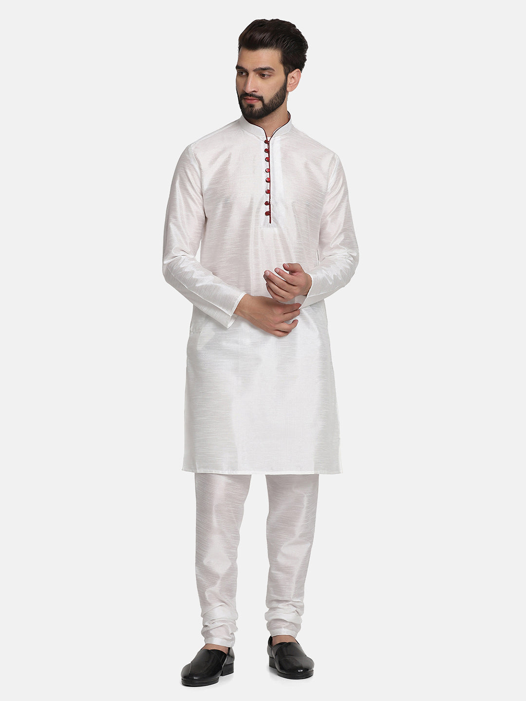 Men White Kurta Set - Tahvo India