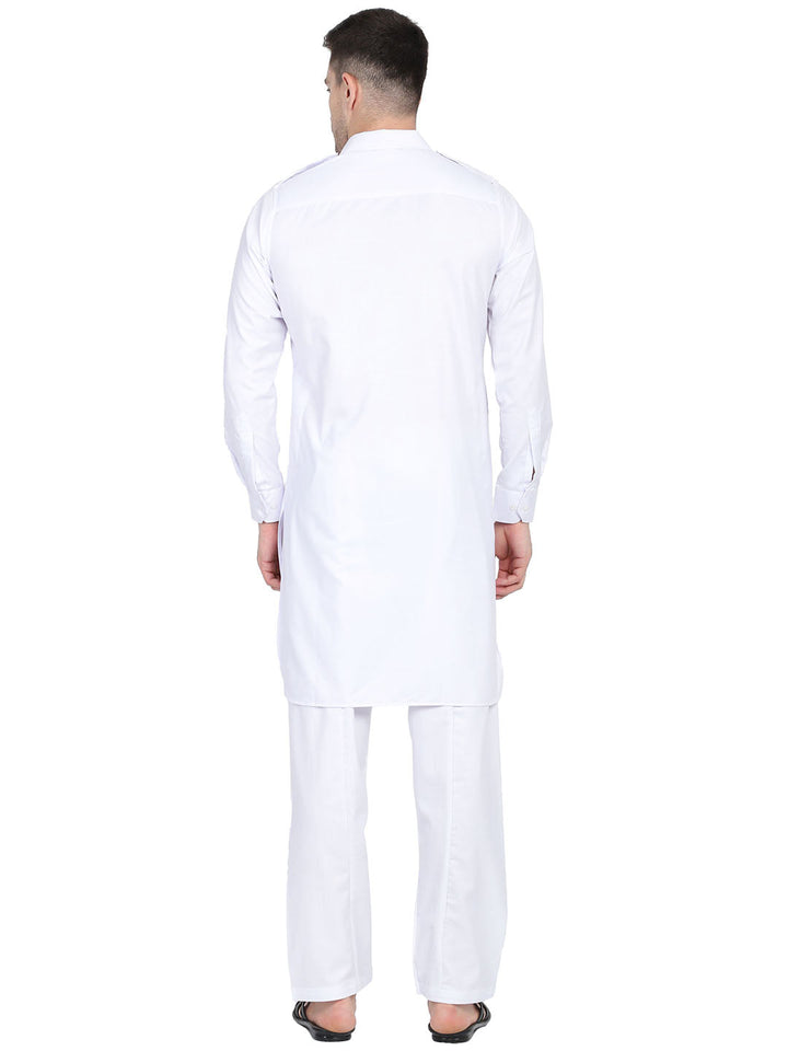 Men White Pathani - Tahvo India
