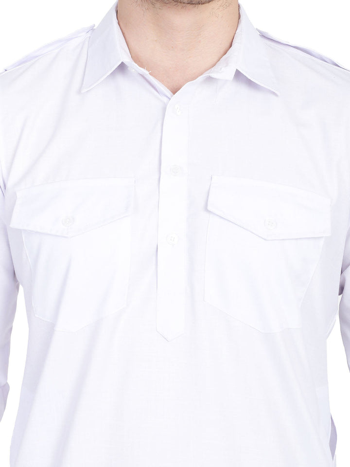 Men White Pathani - Tahvo India