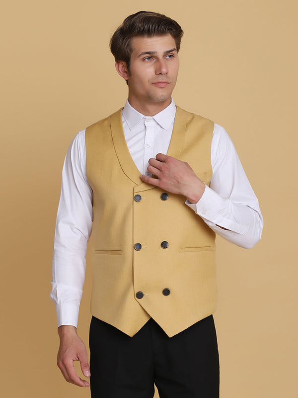 Golden Waist Coat - Tahvo India