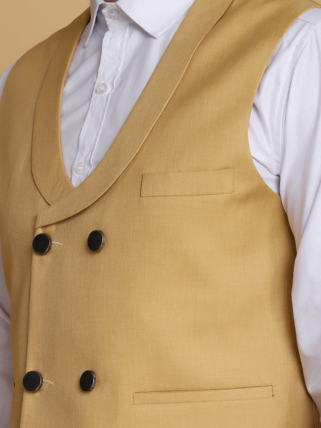 Golden Waist Coat - Tahvo India
