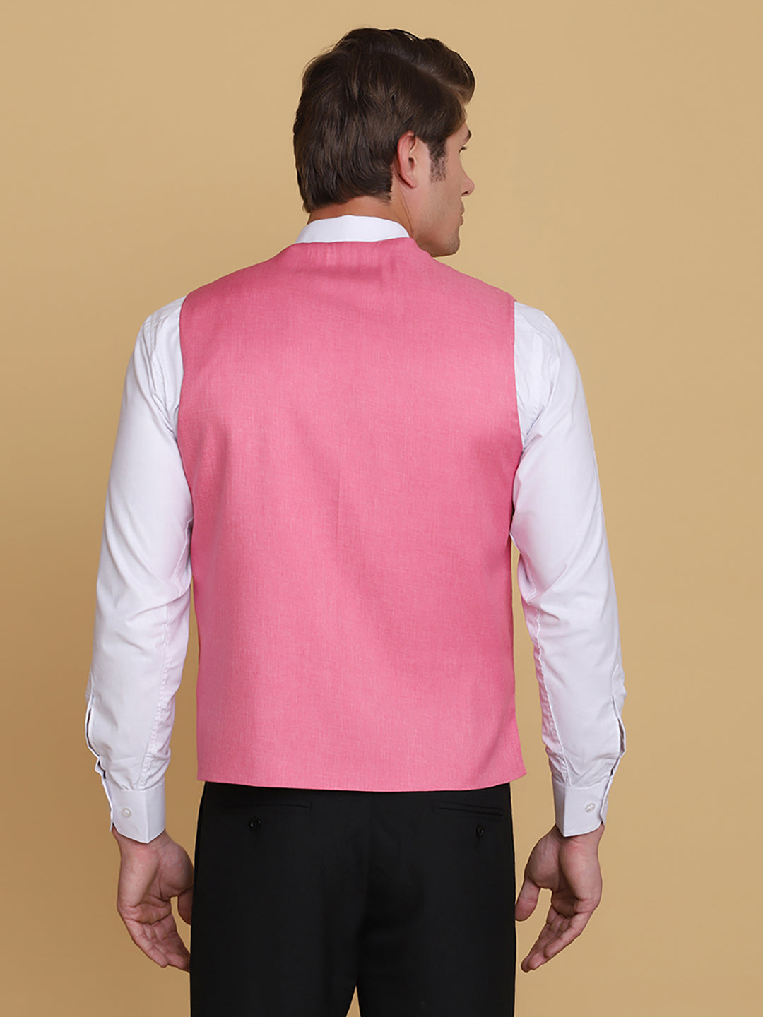 Pink Waist Coat - Tahvo India