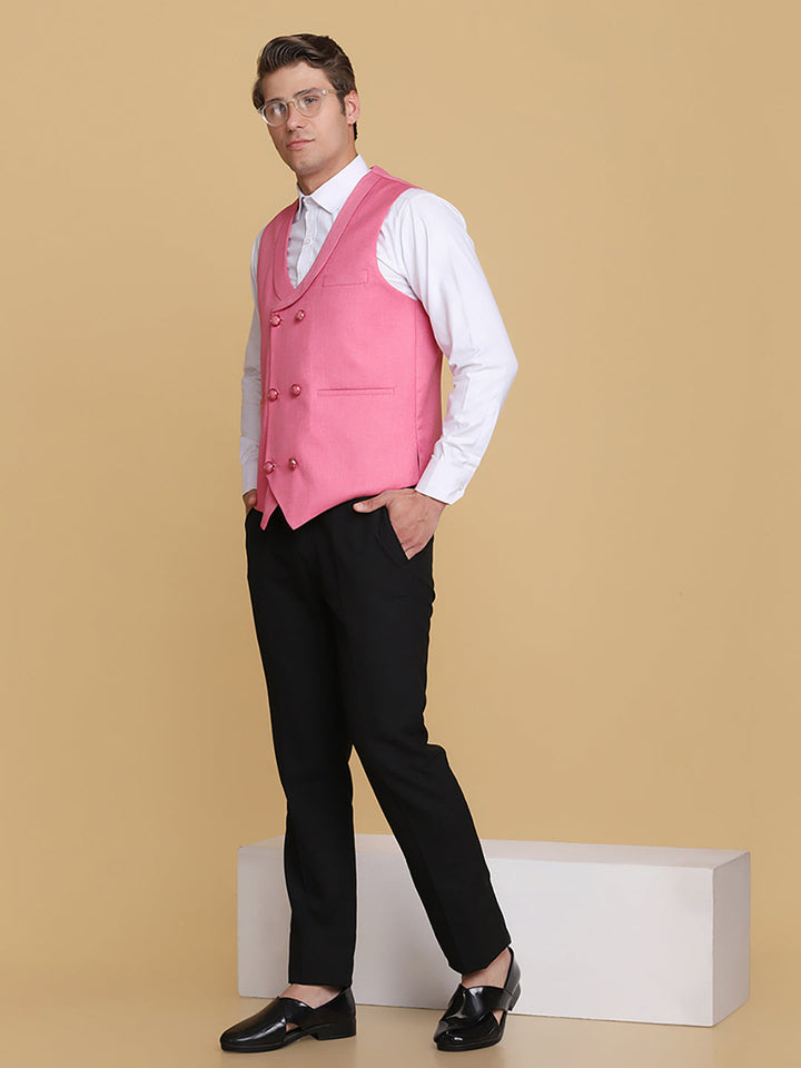 Pink Waist Coat - Tahvo India