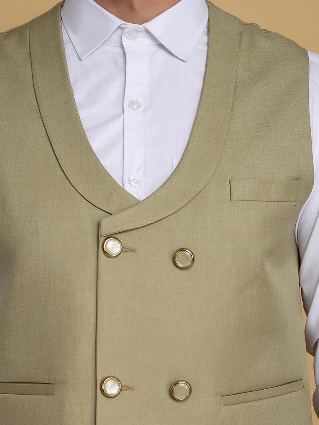 Green Waist Coat - Tahvo India