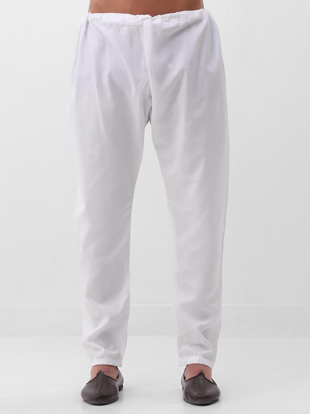 Pink Kurta Set  With Round Button Placket