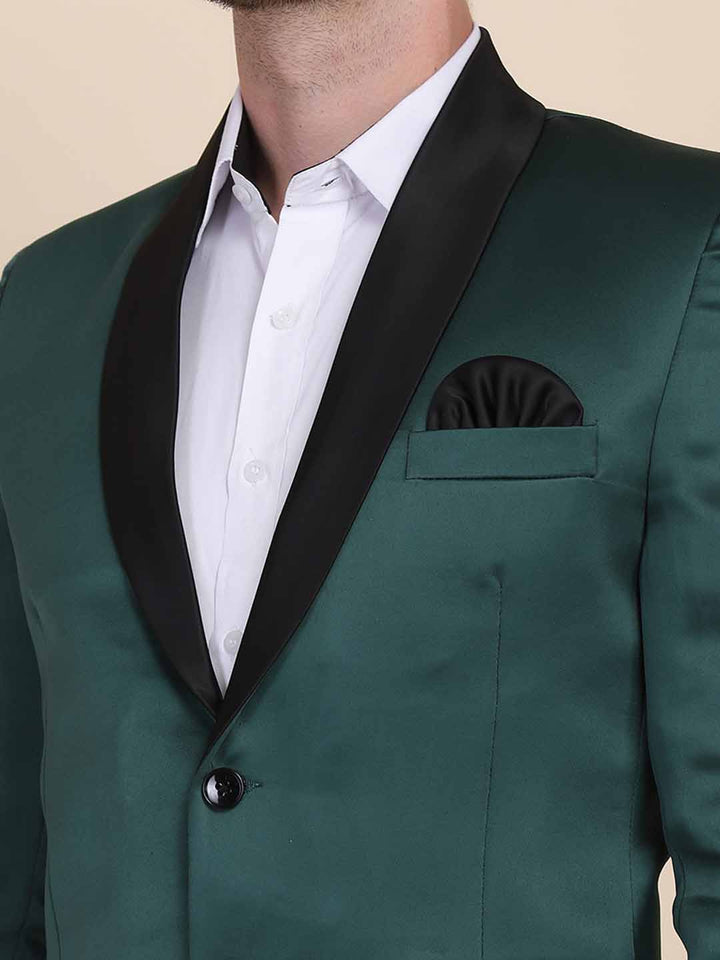 Men Green Tuxedo - Tahvo India