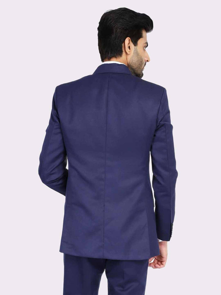 Men Blue Blazer Suit Set - Tahvo India