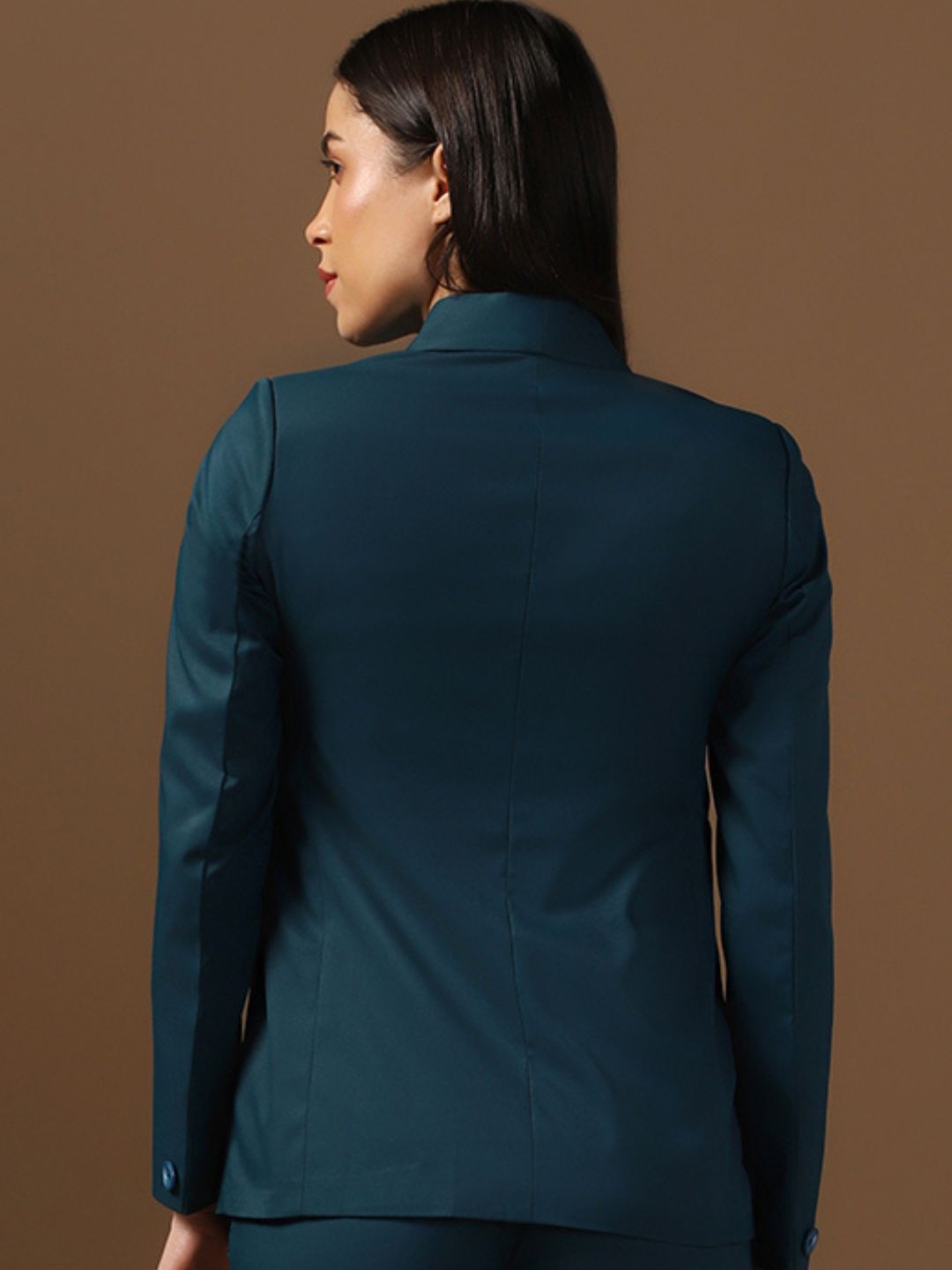 Turquoise Women Blazer - Tahvo India