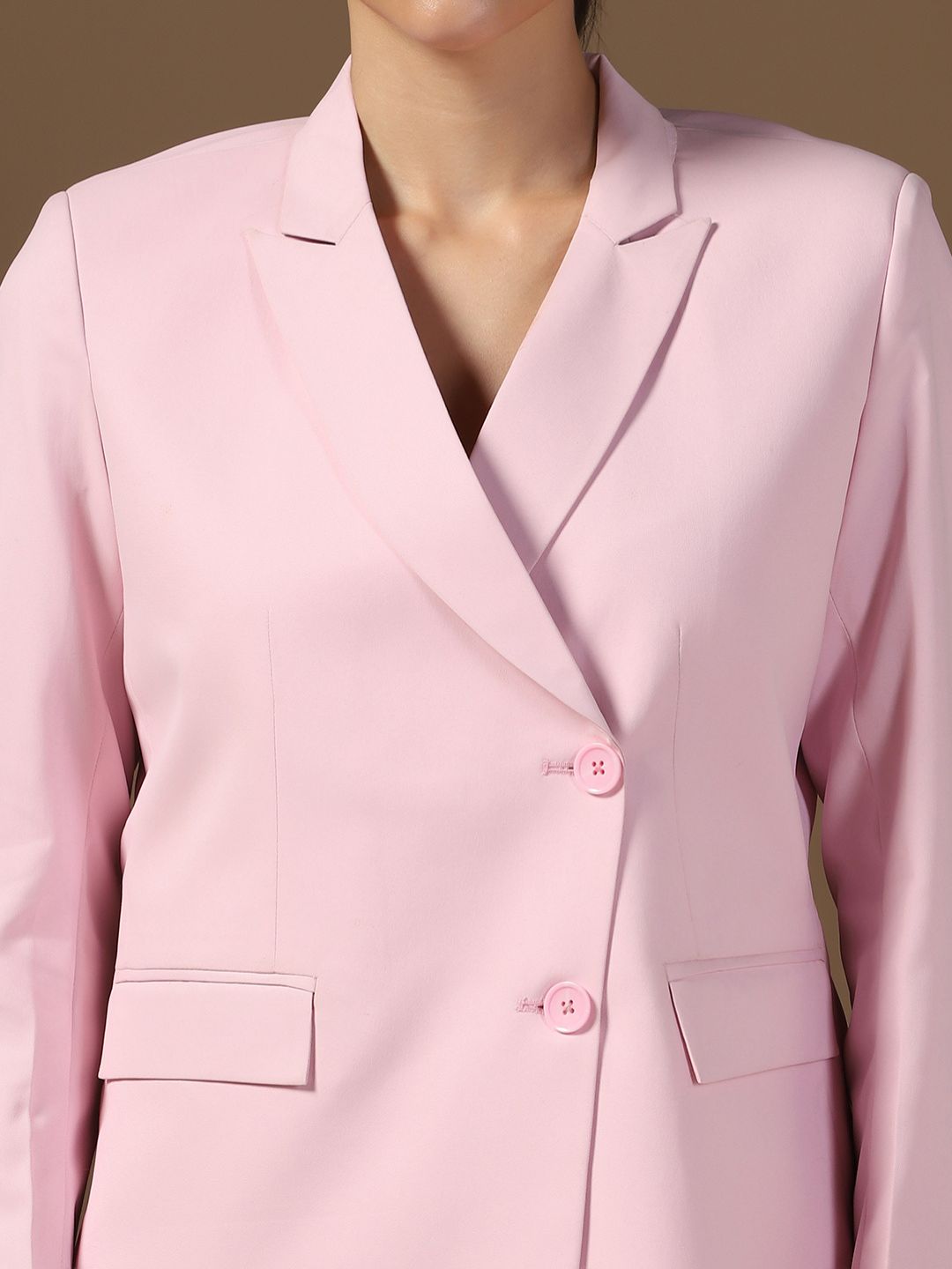 Pink Women Blazer - Tahvo India