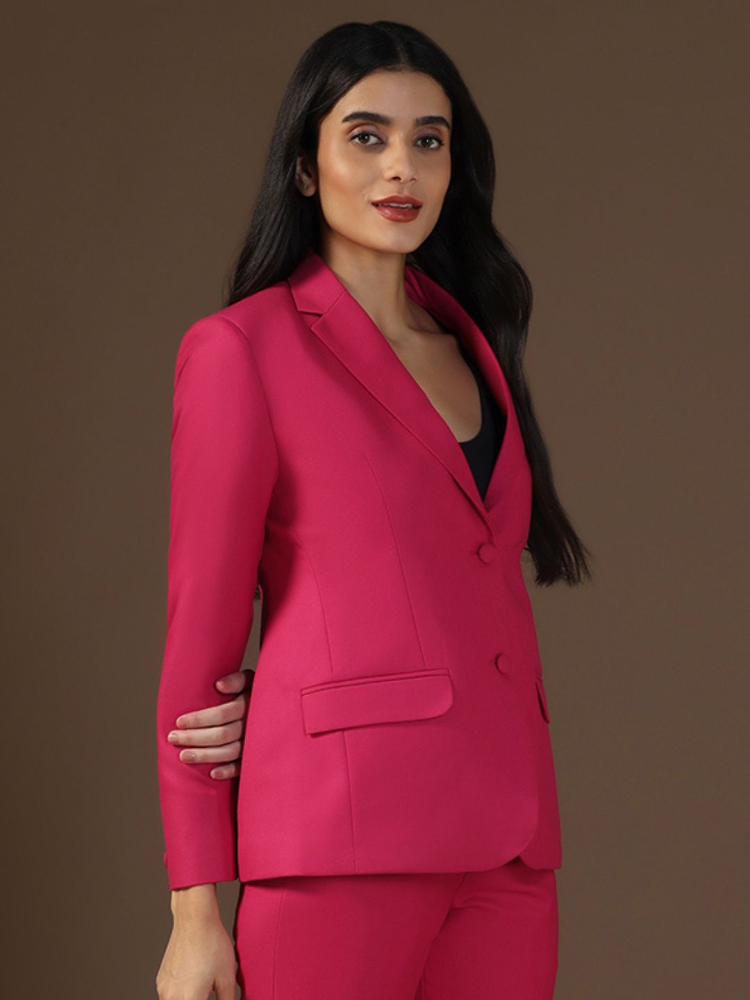 Women's Pink Blazer - Tahvo India