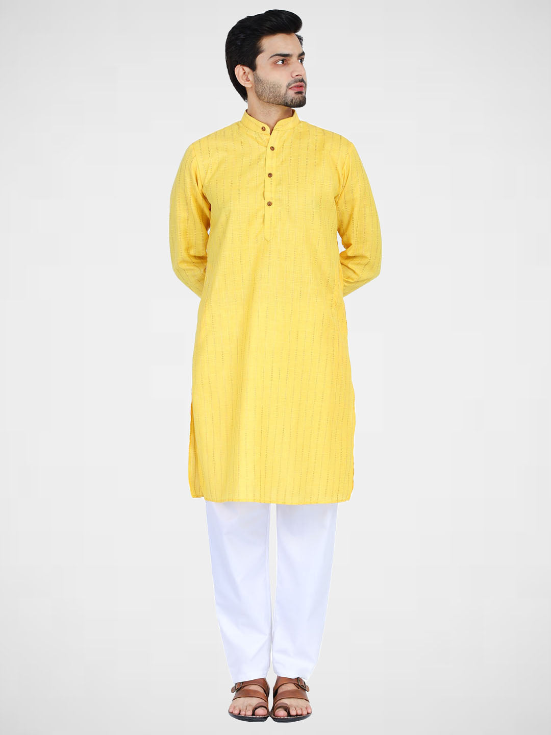 Men Casual Kurta Pyjama - Tahvo India