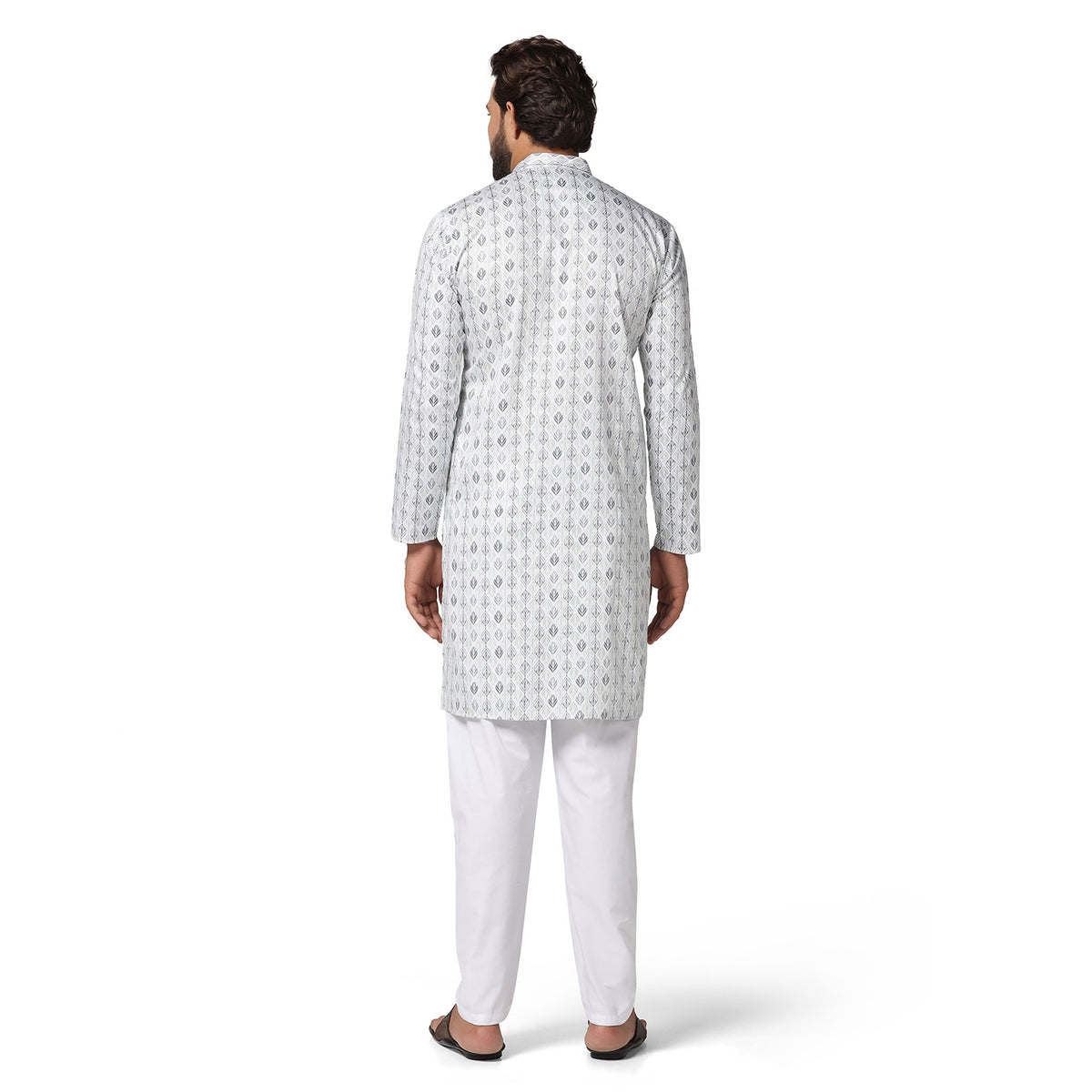 Men Printed Cotton Kurta