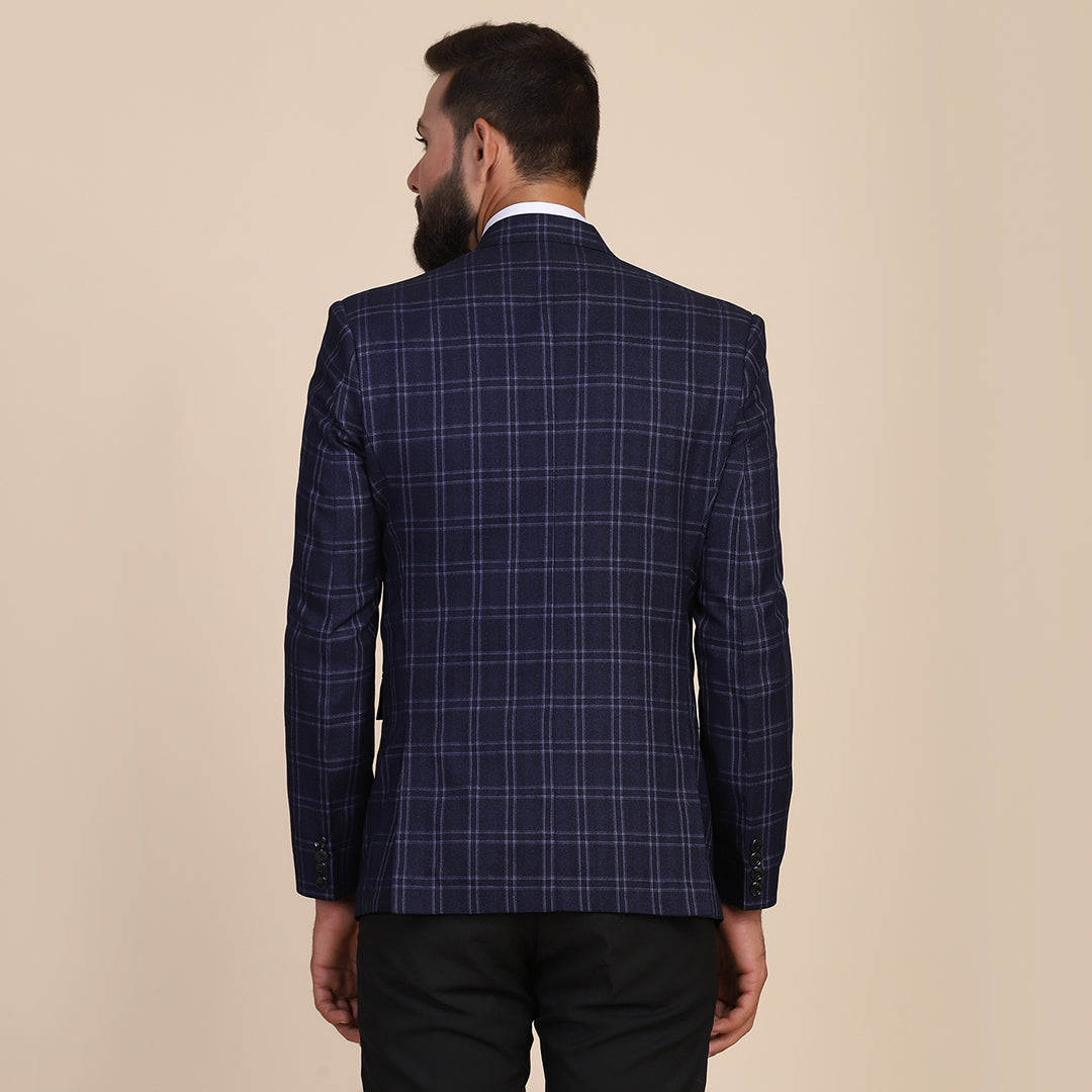 Tweed Check Men Suit