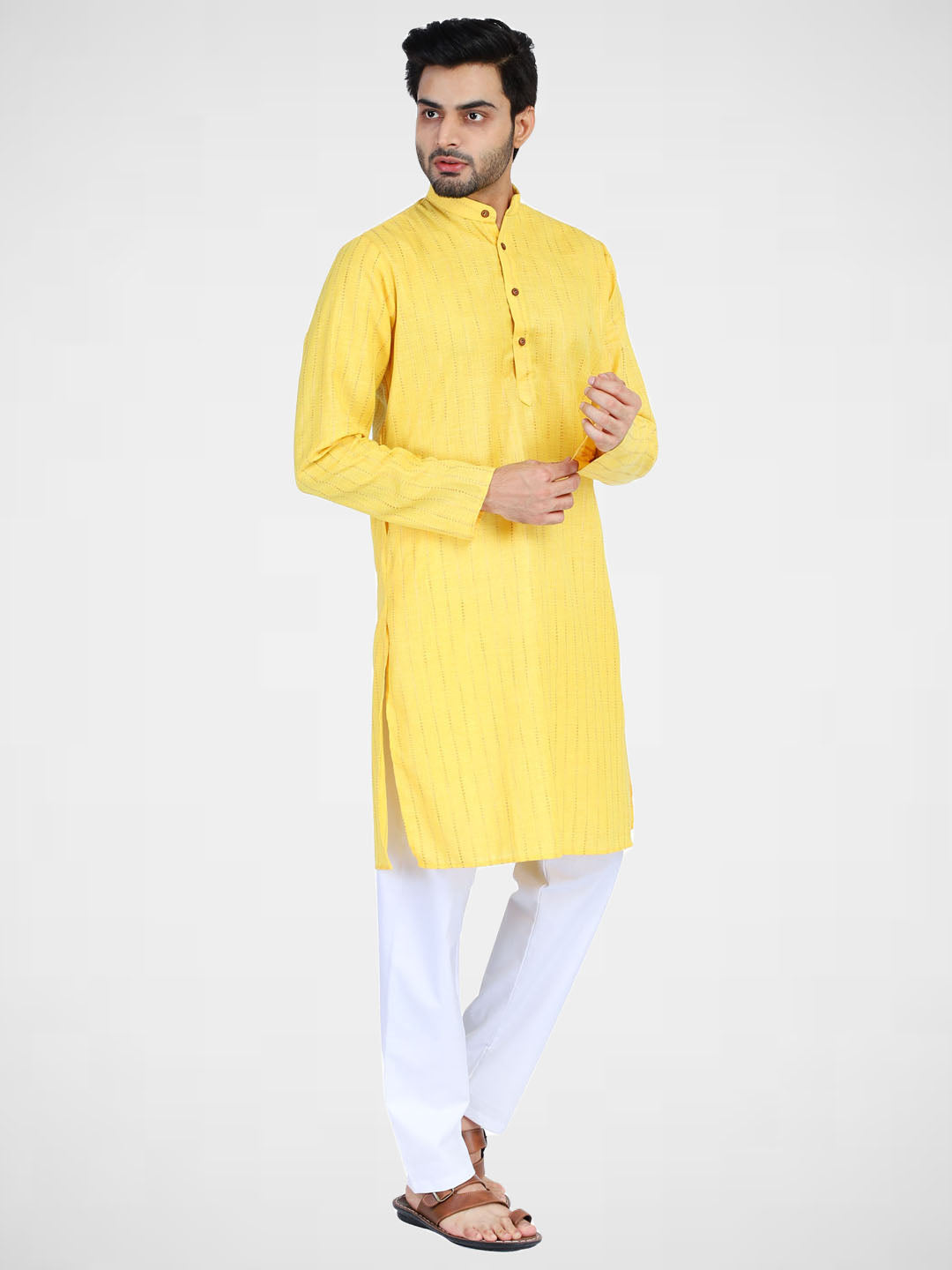 Men Casual Kurta Pyjama - Tahvo India