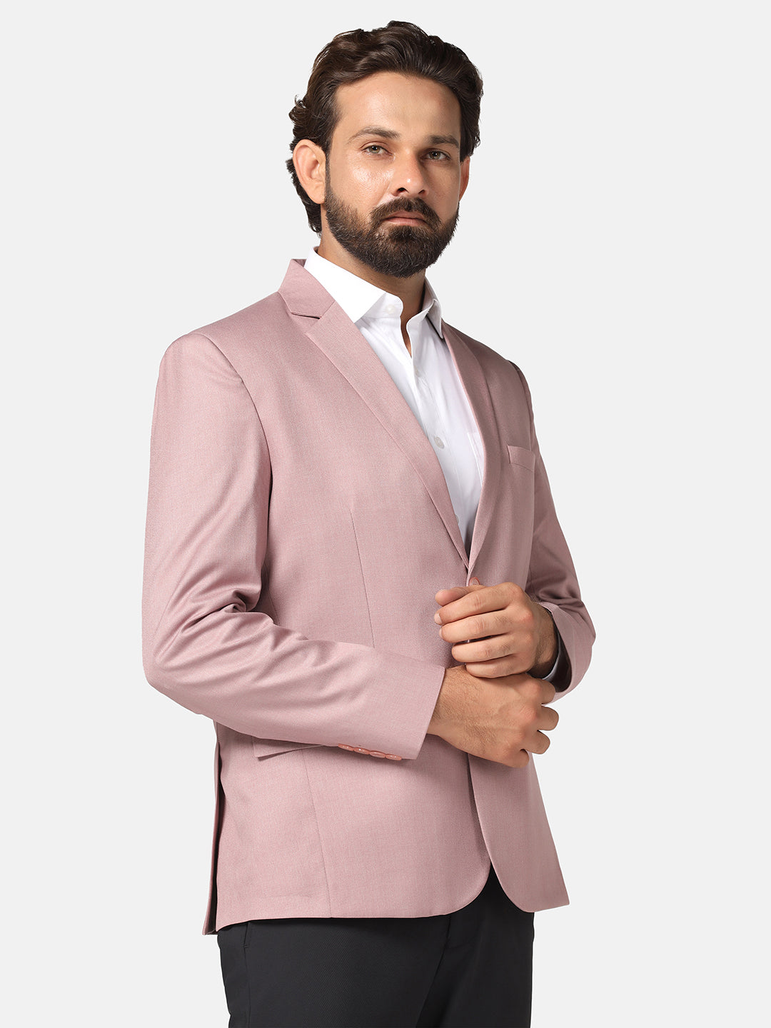 Men Pink Blazer