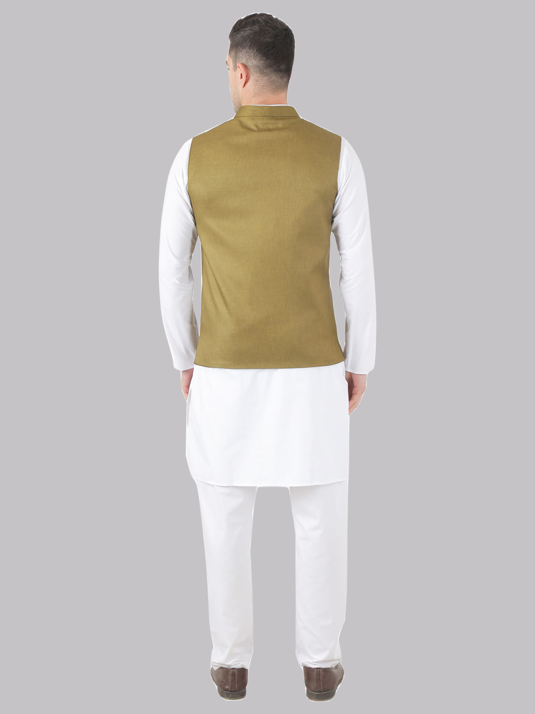 Men Kurta Set With Jacket - Tahvo India