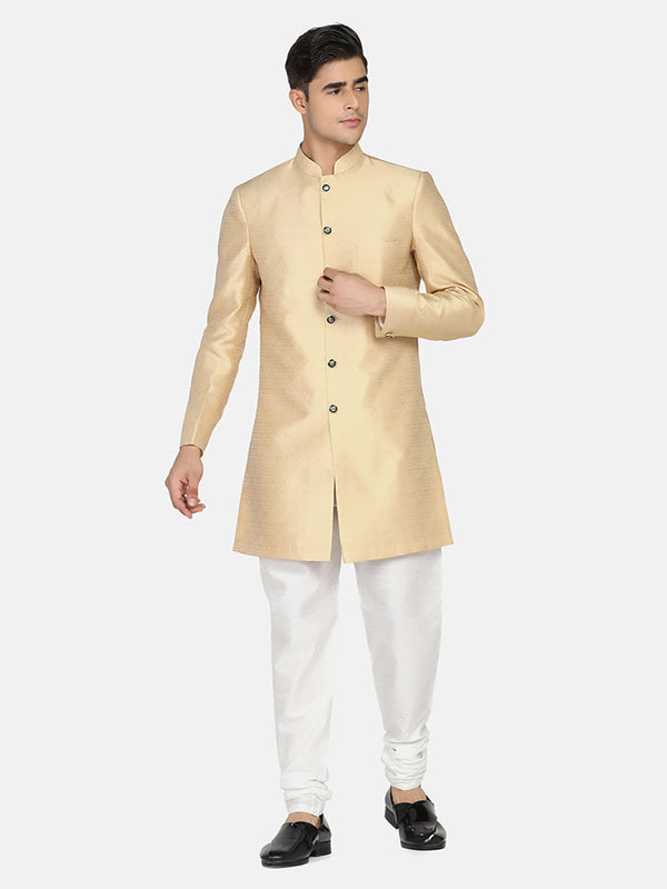 Men Golden Indo Sherwani