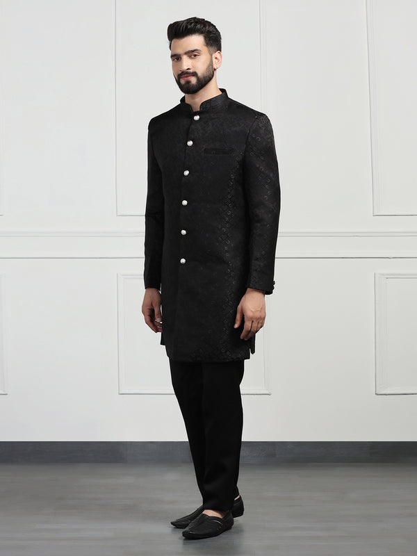 Men Black Sherwani