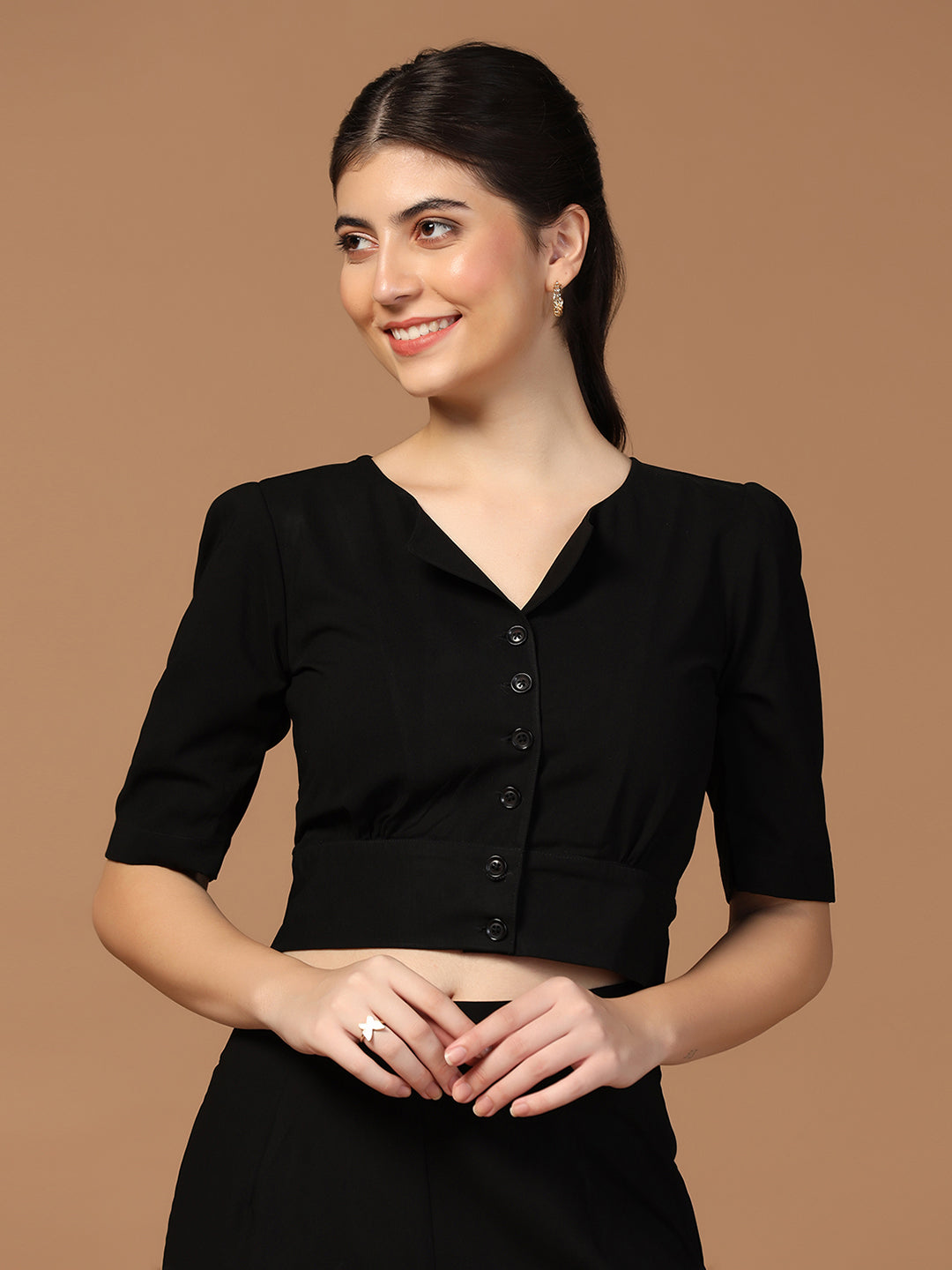 Women Solid Co-Ord Set - Tahvo India