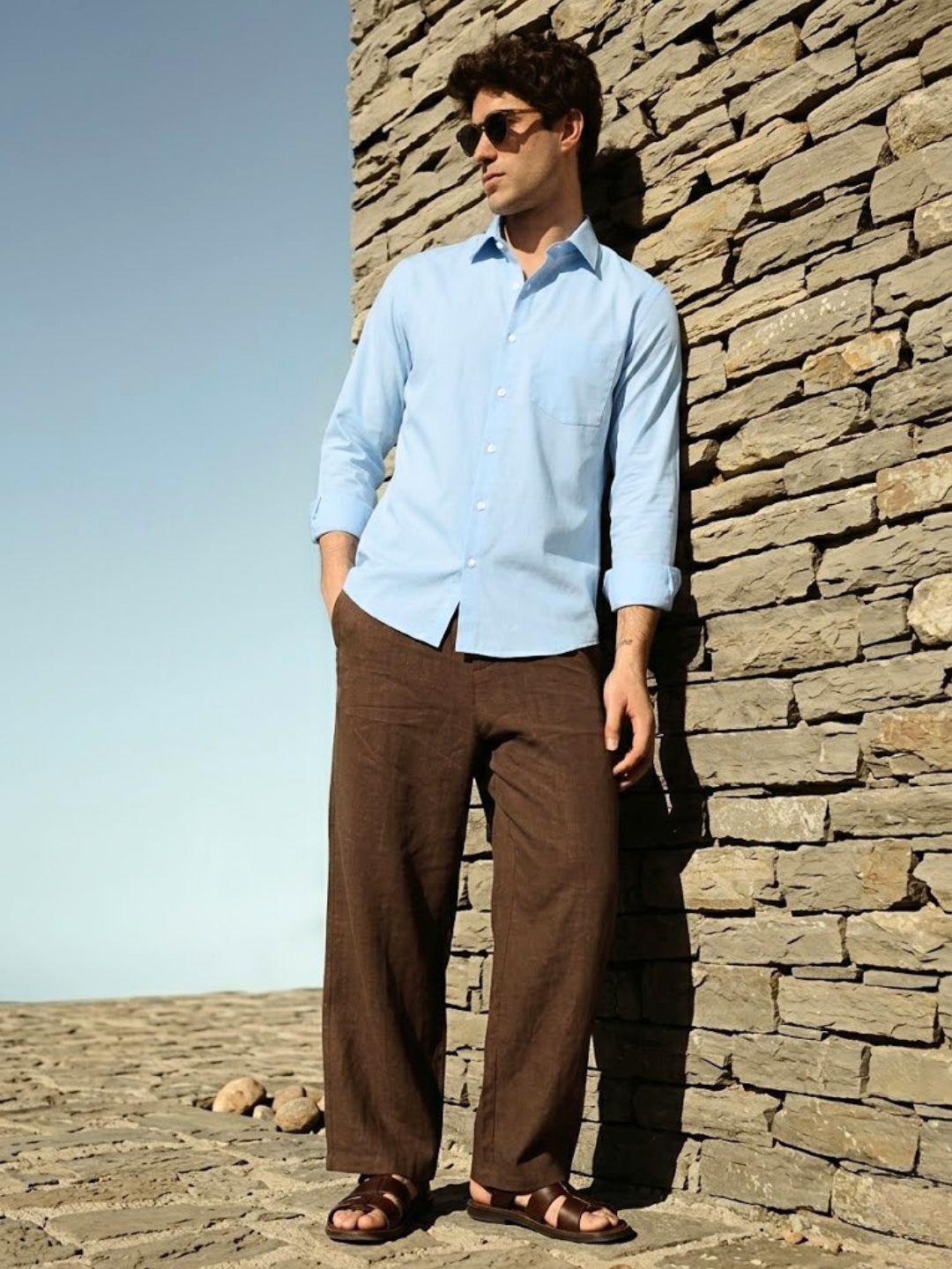 The Santorini Blue Shirt
