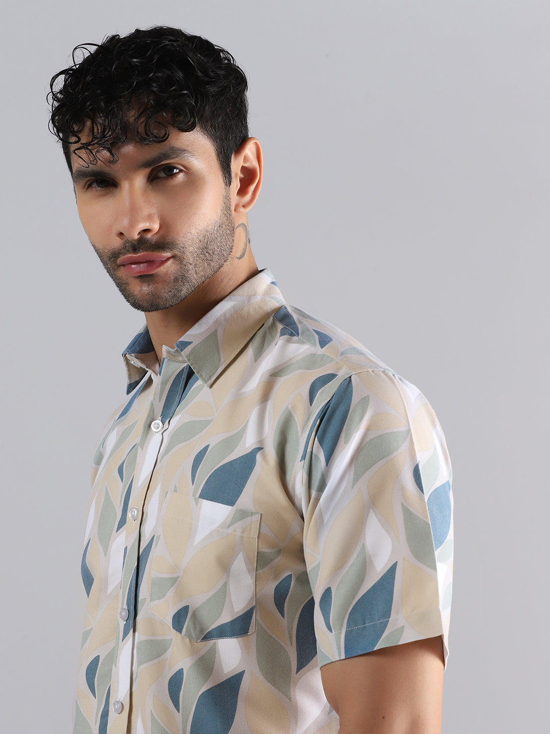 Leaf Flow Print Shirt