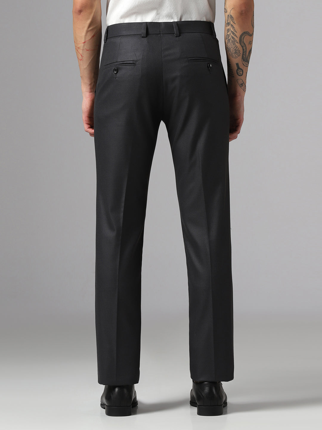 Men Brown Linen Trousers - Tahvo India