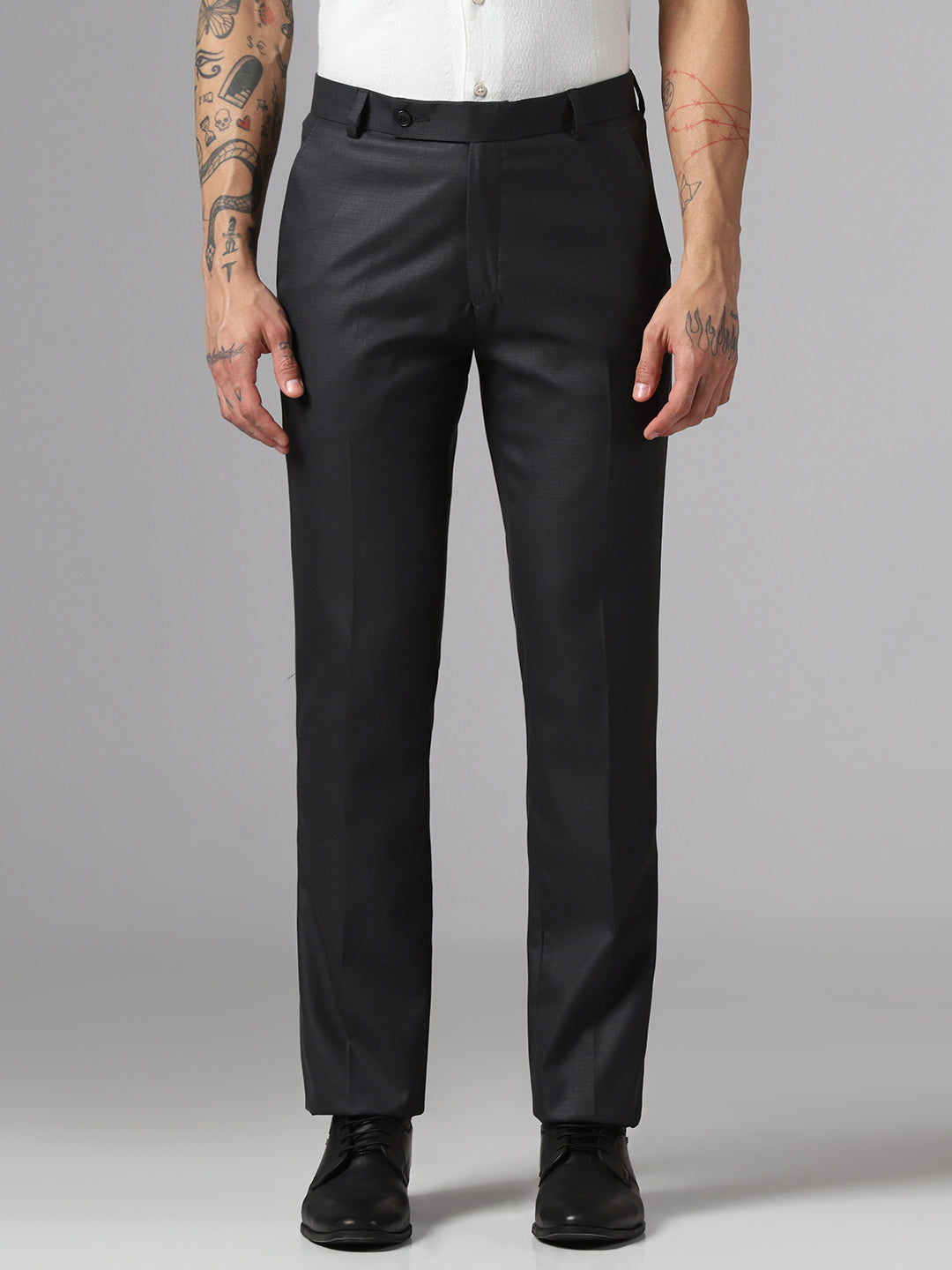 Men Brown Linen Trousers - Tahvo India