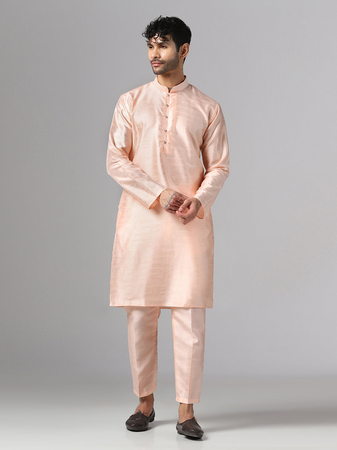 Men Maroon Sherwani - Tahvo India