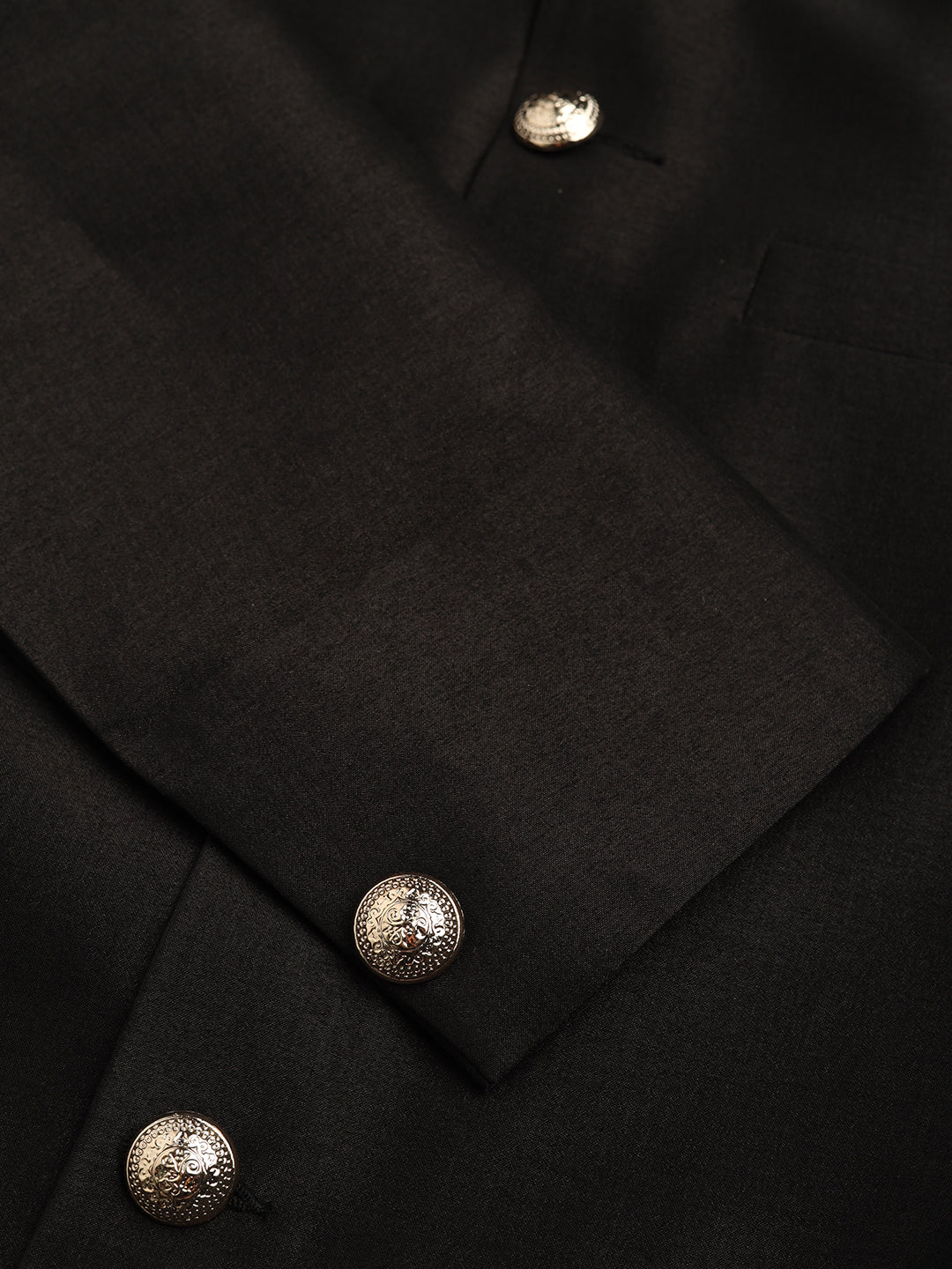 Imperial Black Sherwani Set