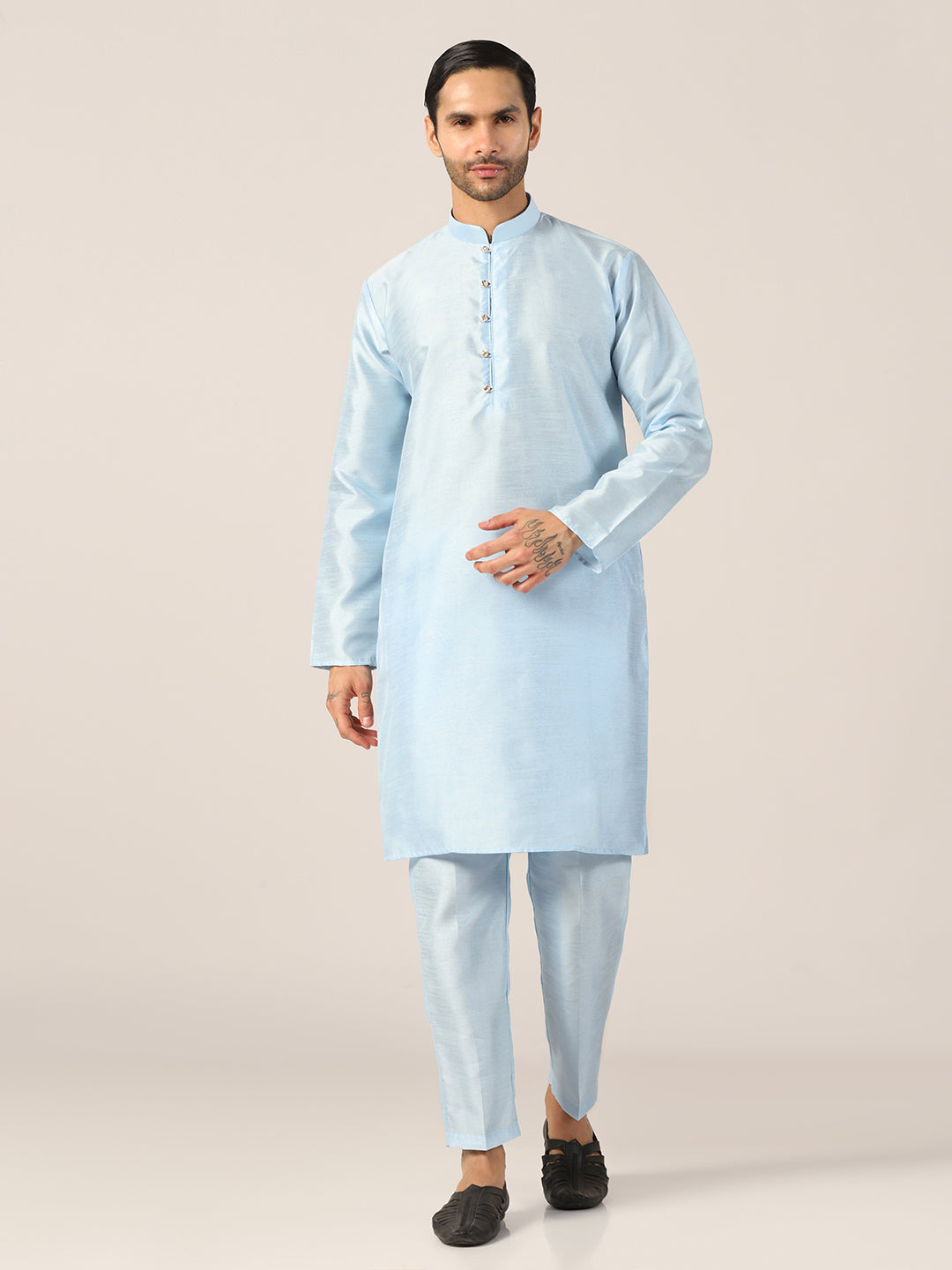Aqua Blue Kurta Set