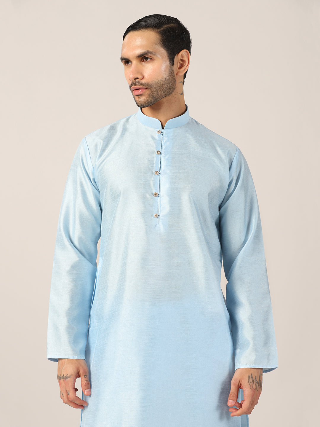 Aqua Blue Kurta Set