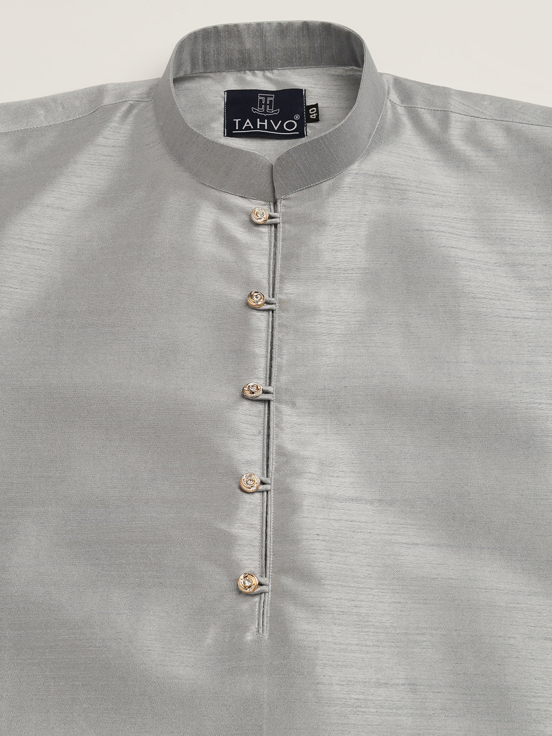 Luxe Grey Kurta Set