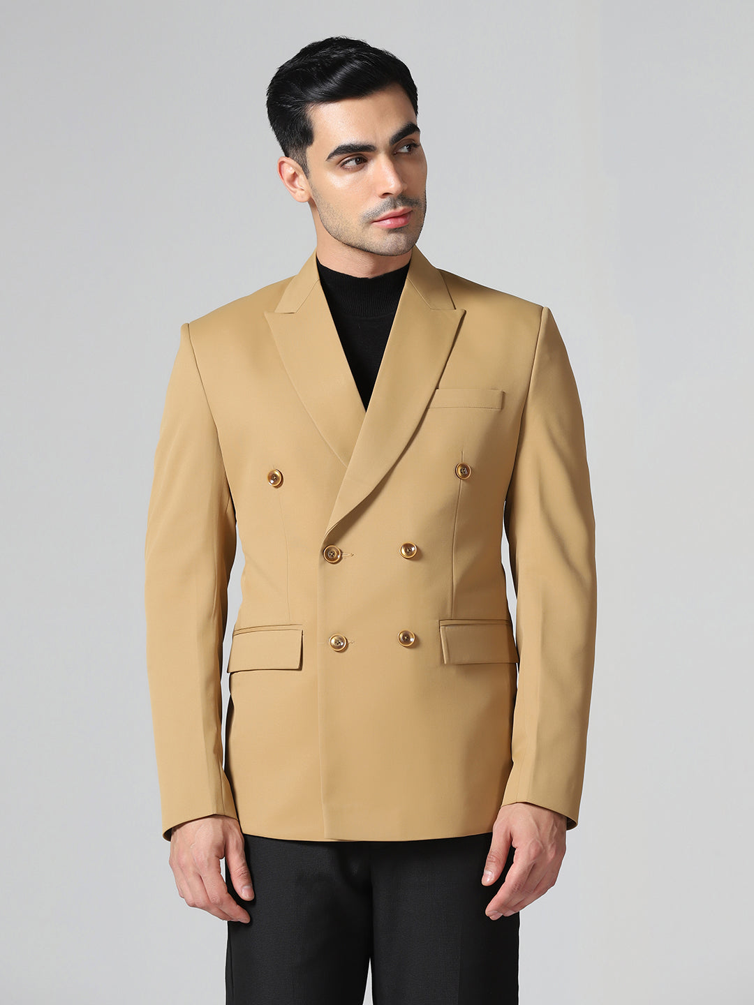 Men Mustard Blazer