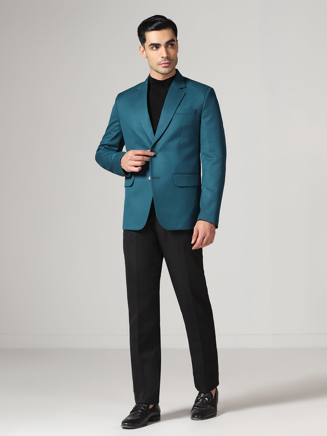 Men Turquoish Blazer