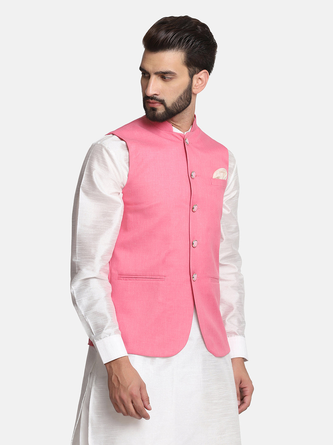 Men Kurta Set With Jacket - Tahvo India