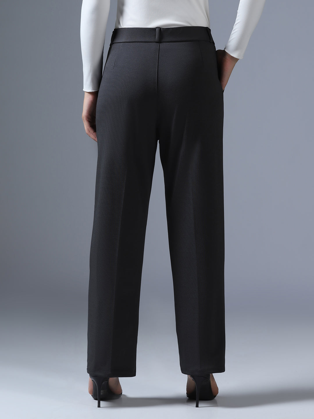 Women Dark Grey Trouser