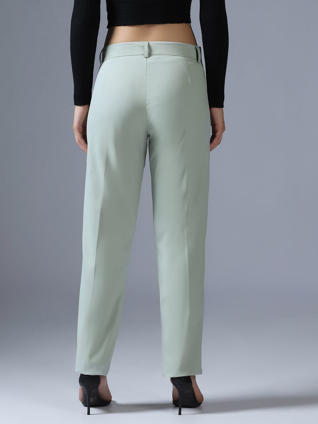 Women Pista green Trouser - Tahvo India