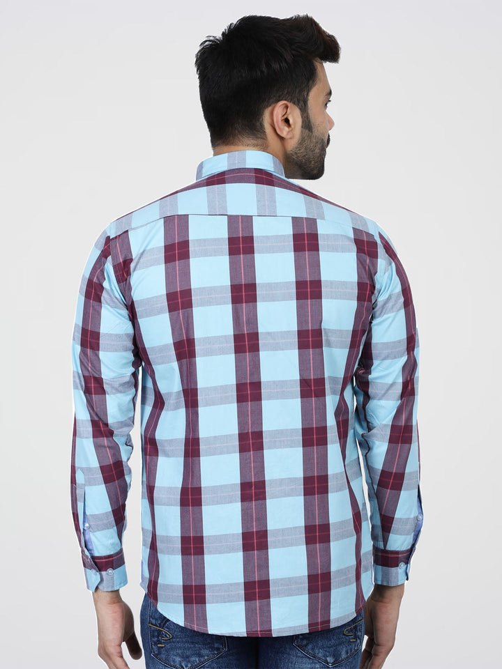 Set Of 2 Blue Casual Shirt - Tahvo India