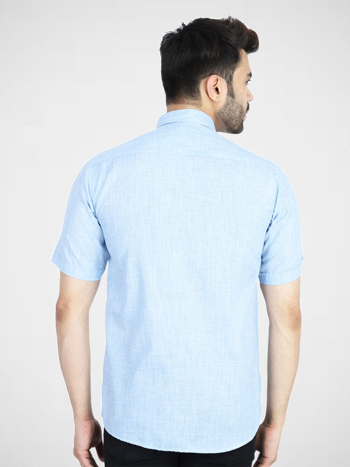 Set Of 2 Blue Casual Shirt - Tahvo India