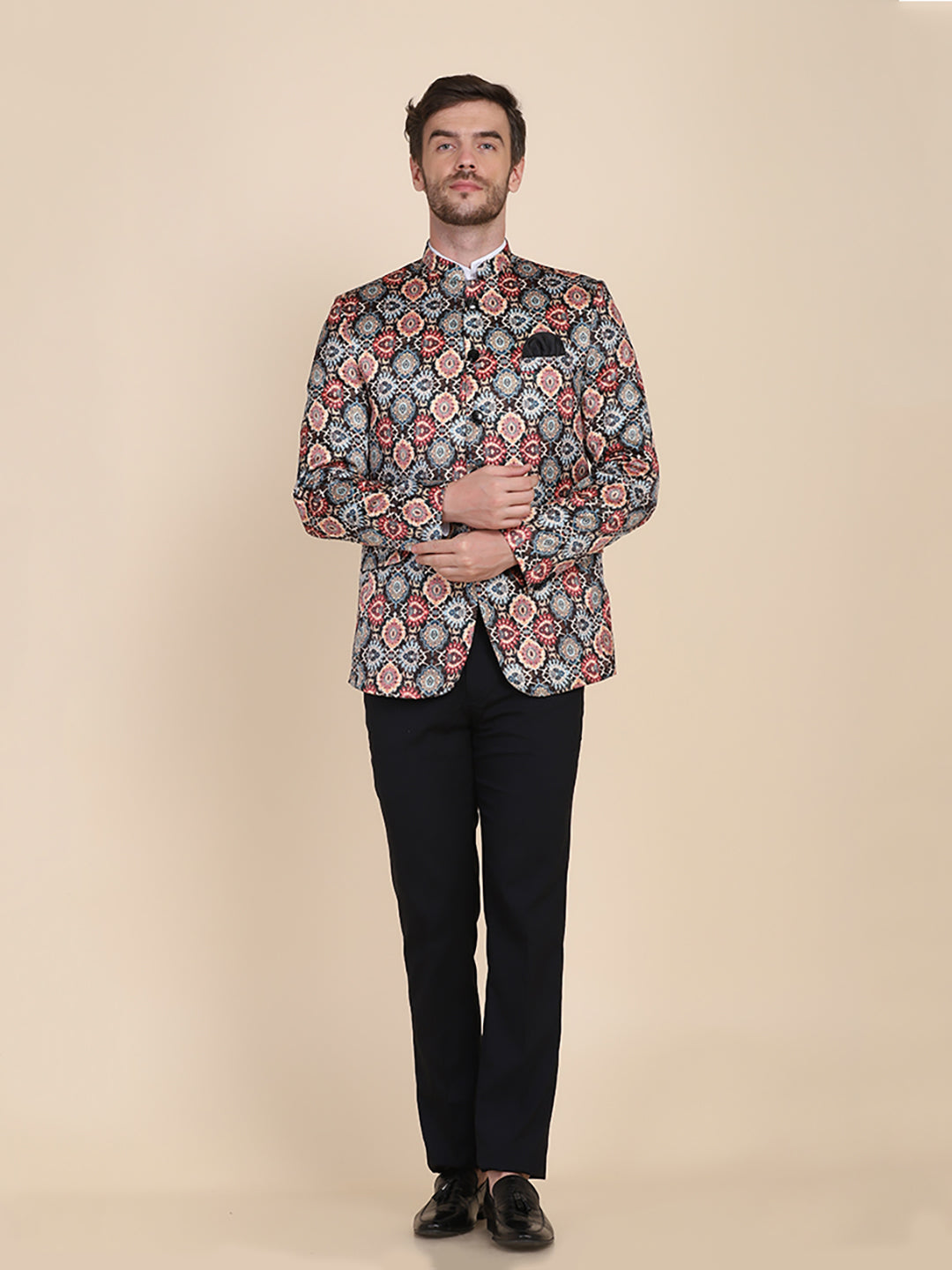 Men Printed Suit Set - Tahvo India