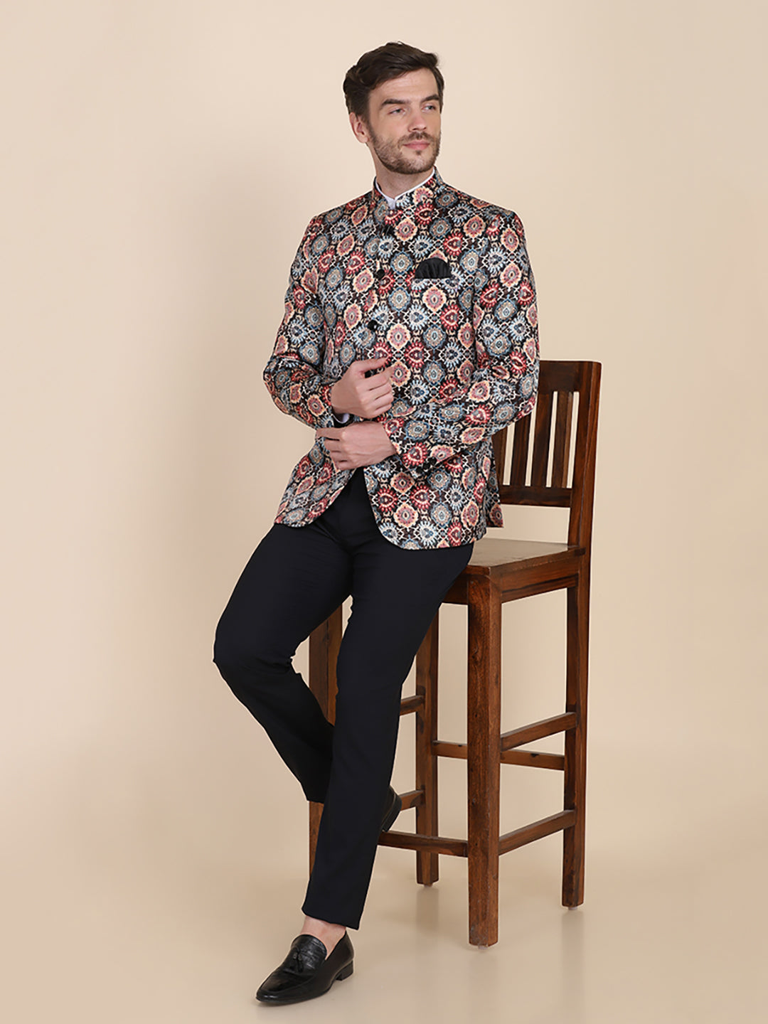 Men Printed Suit Set - Tahvo India